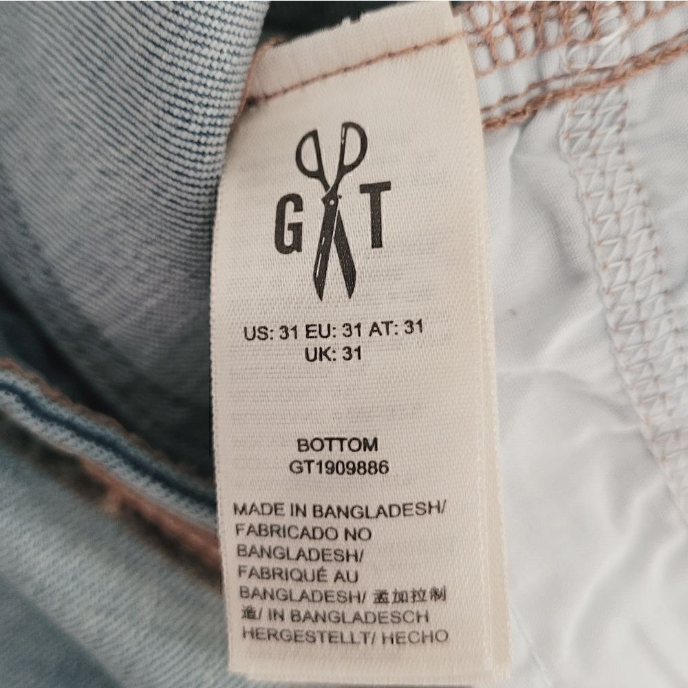 Goodthreads Light Wash Distressed Jeans Size 31 - Picture 5 of 6
